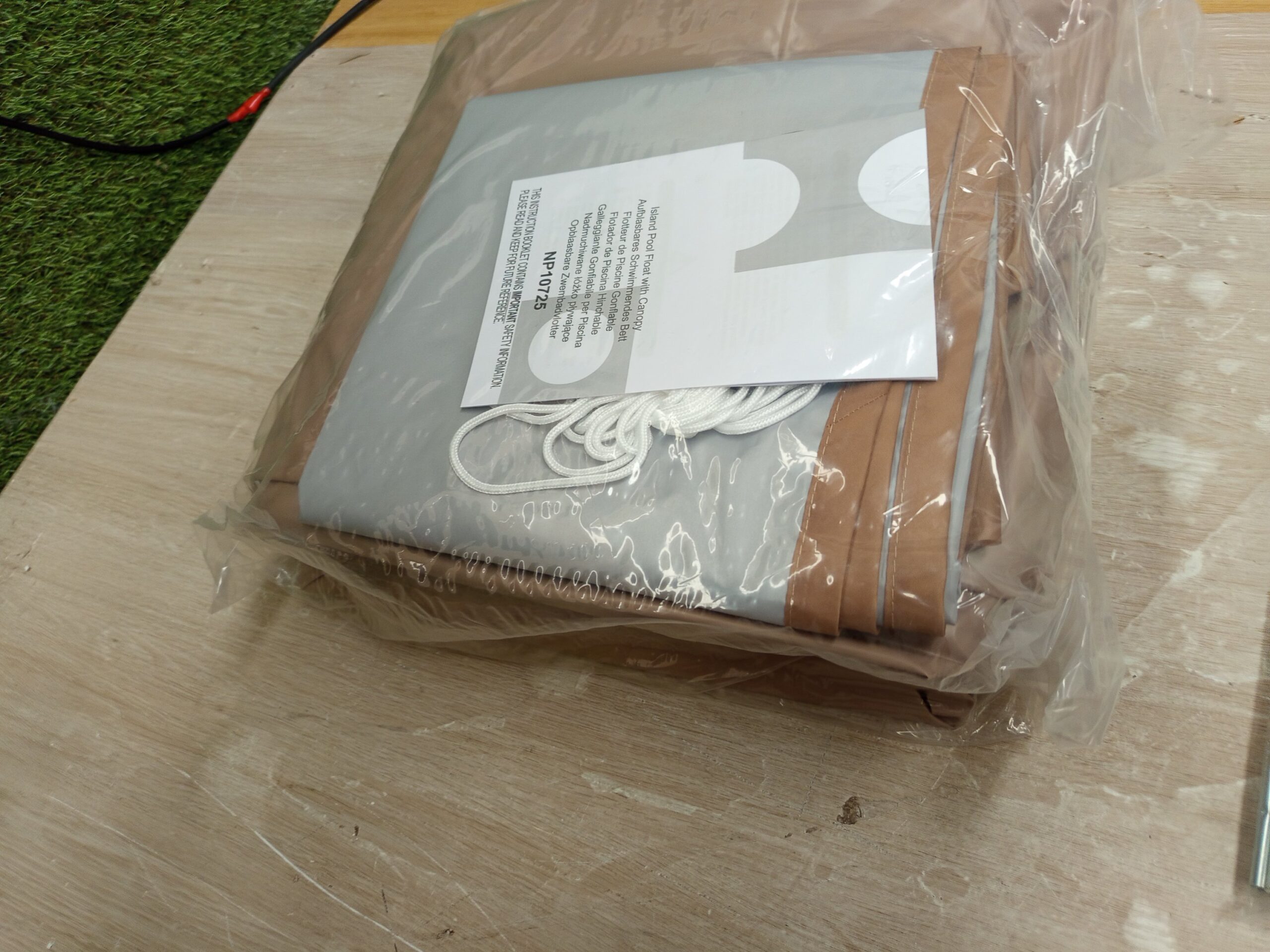 COSTWAY Isla Hinchable con Toldo para 2 Personas - Imagen 3