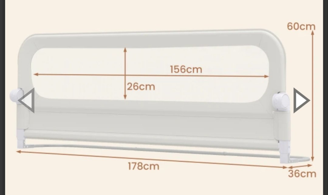 Costway Protector de cama infantil plegable - Imagen 2