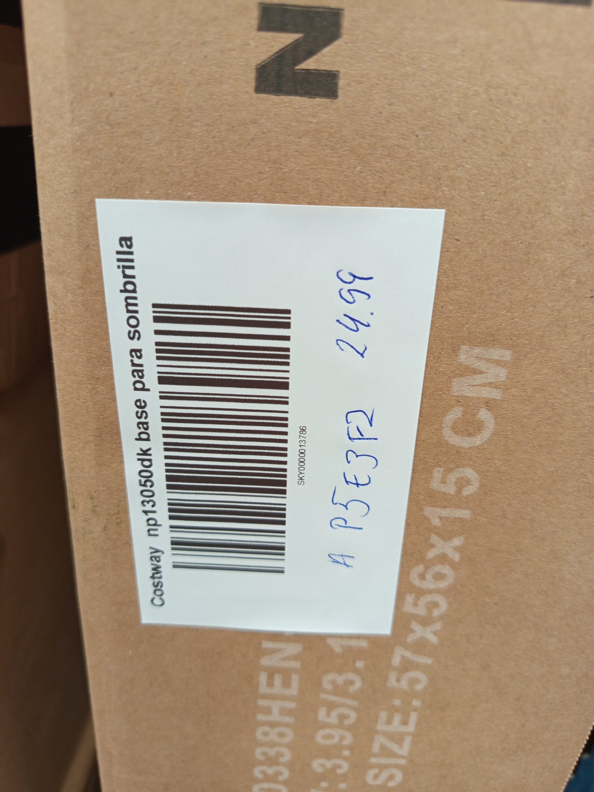 Costway Base de paraguas rellenable de 90 LBS - Imagen 4