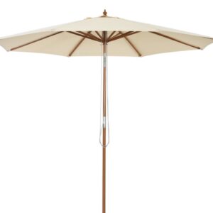 Costway Sombrilla de madera inclinable