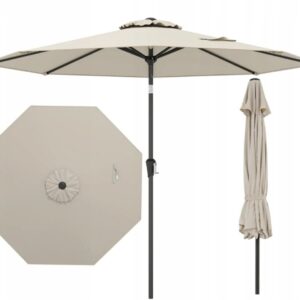 Costway sombrilla beige