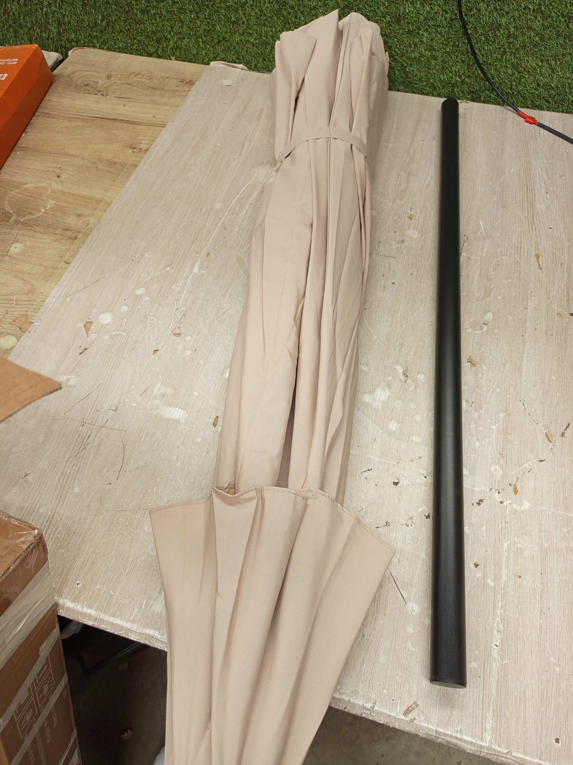 Costway sombrilla beige - Imagen 5