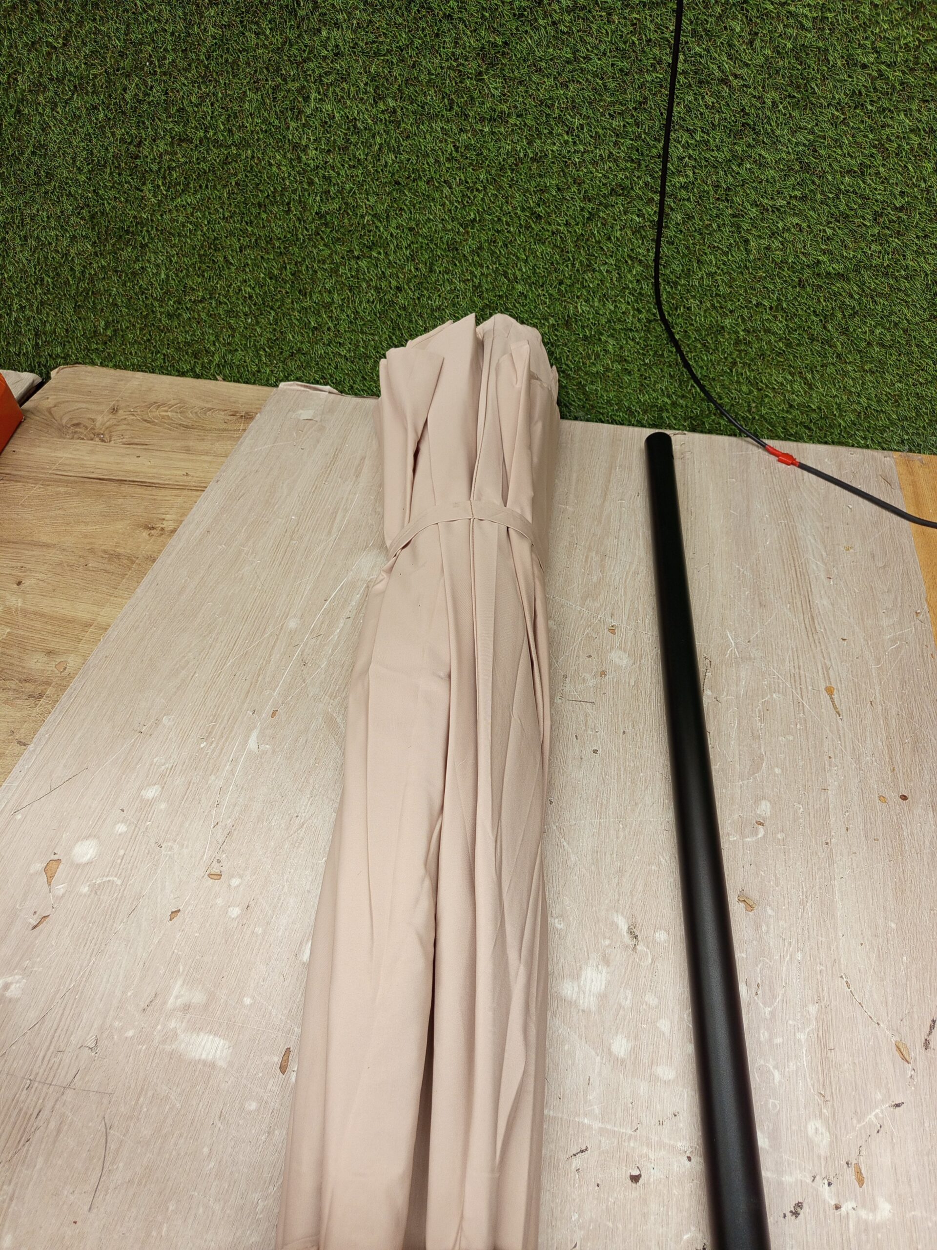 Costway sombrilla beige - Imagen 3