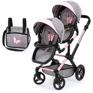 Bayer Design Twin Xeo Cochecito de muñeca gemelas