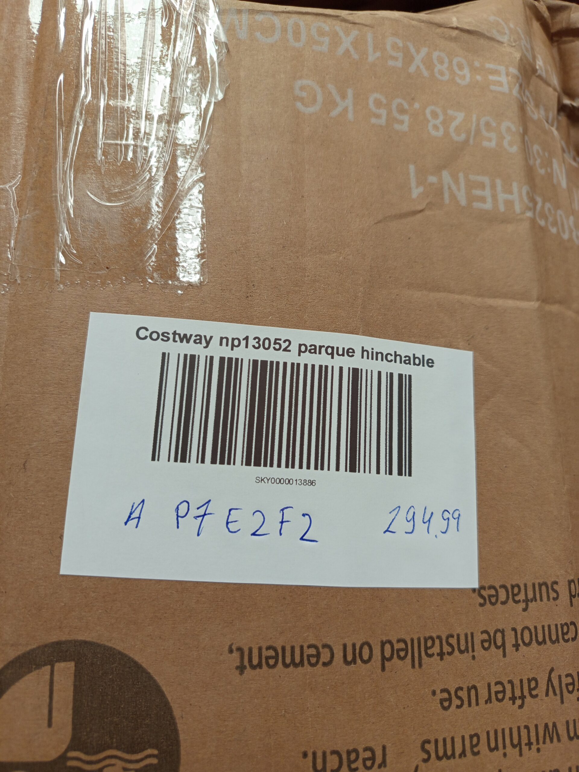 Costway Parque acuático hinchable / Zona de juegos con tobogán.. - Imagen 3