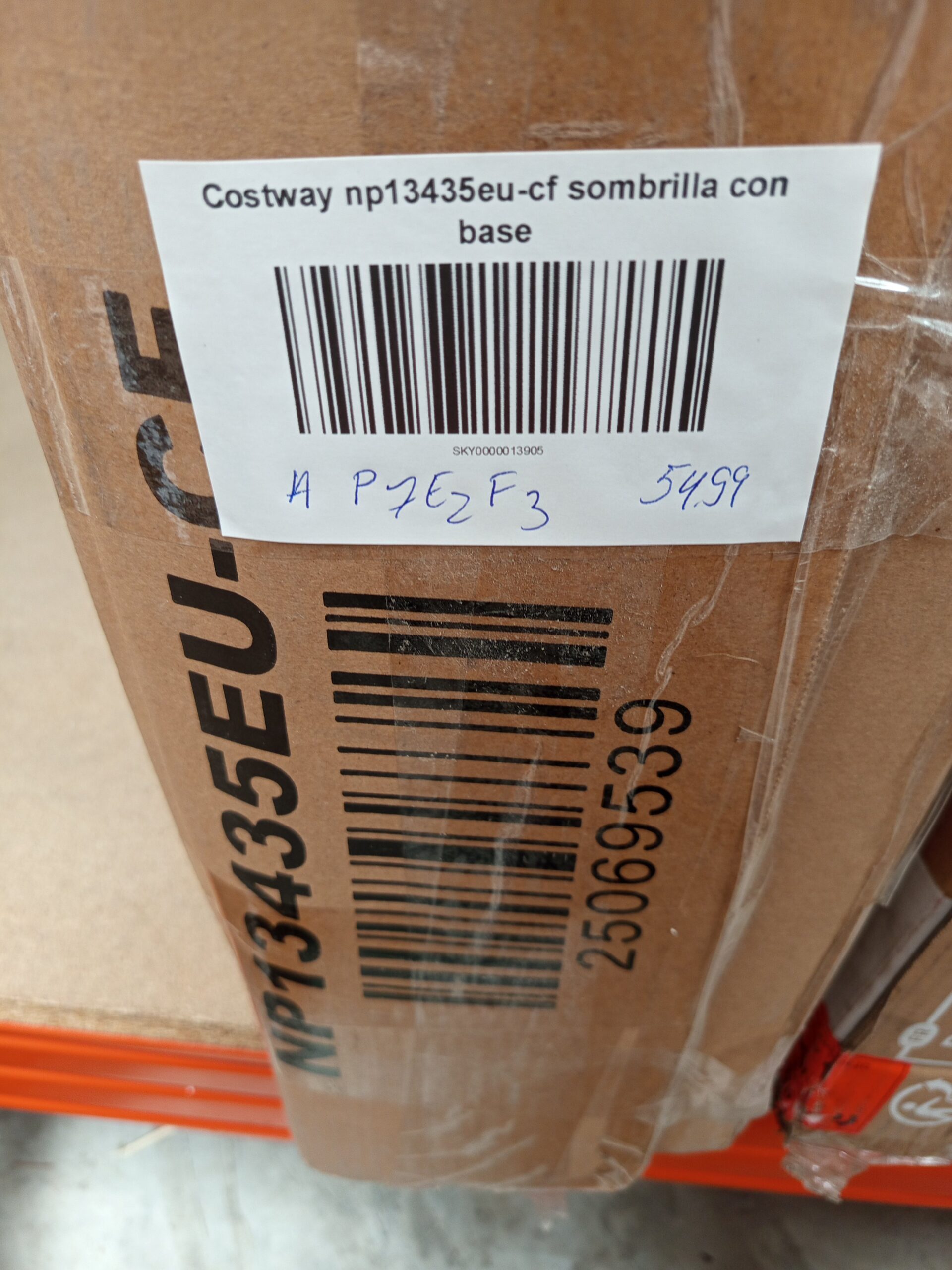 Costway Paraguas con base - Imagen 7