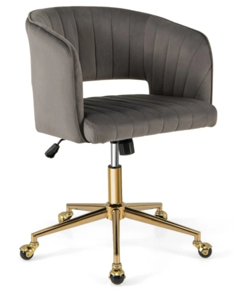 Costway Silla de oficina Velvet