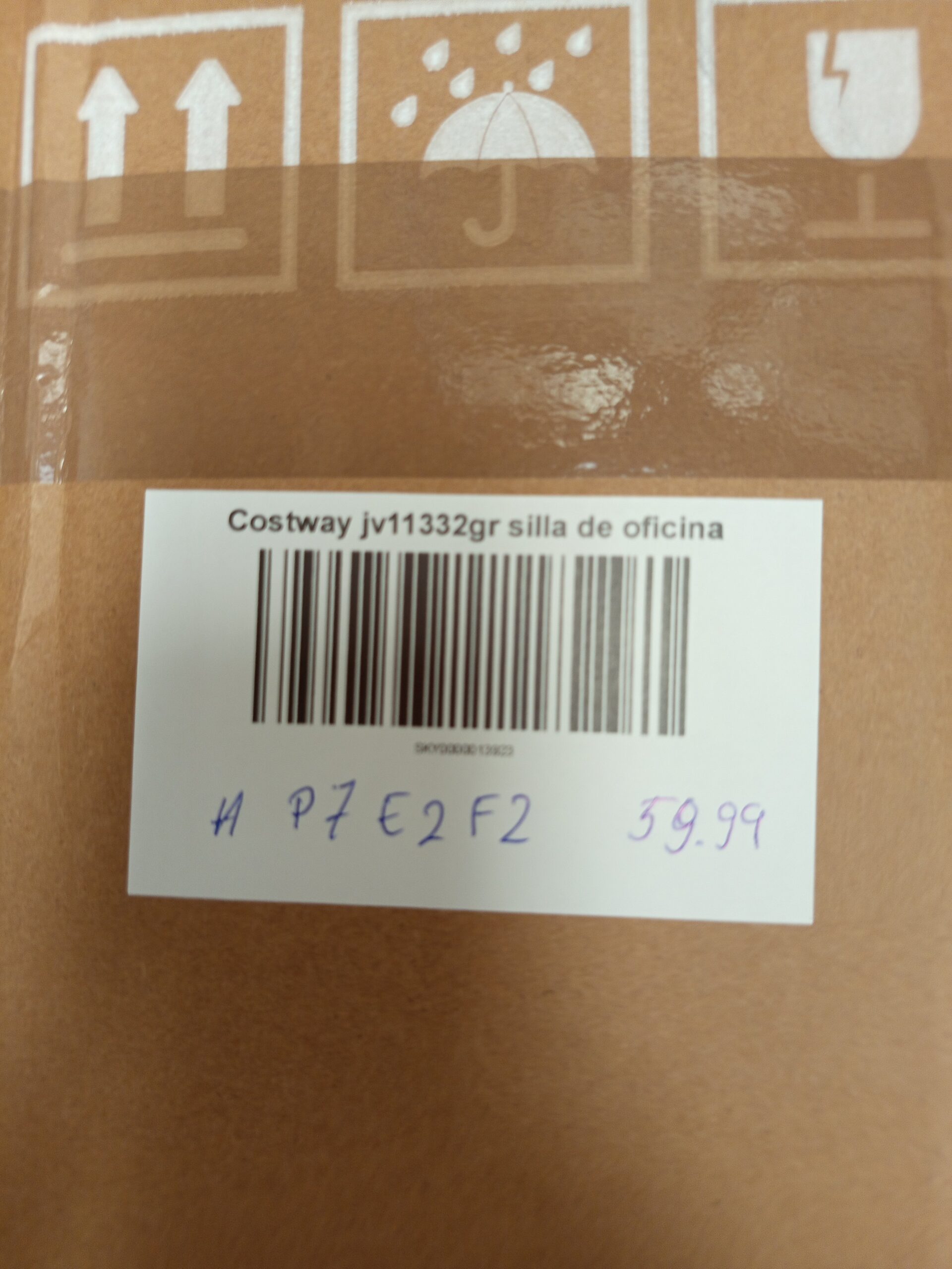 Costway Silla de oficina Velvet - Imagen 6