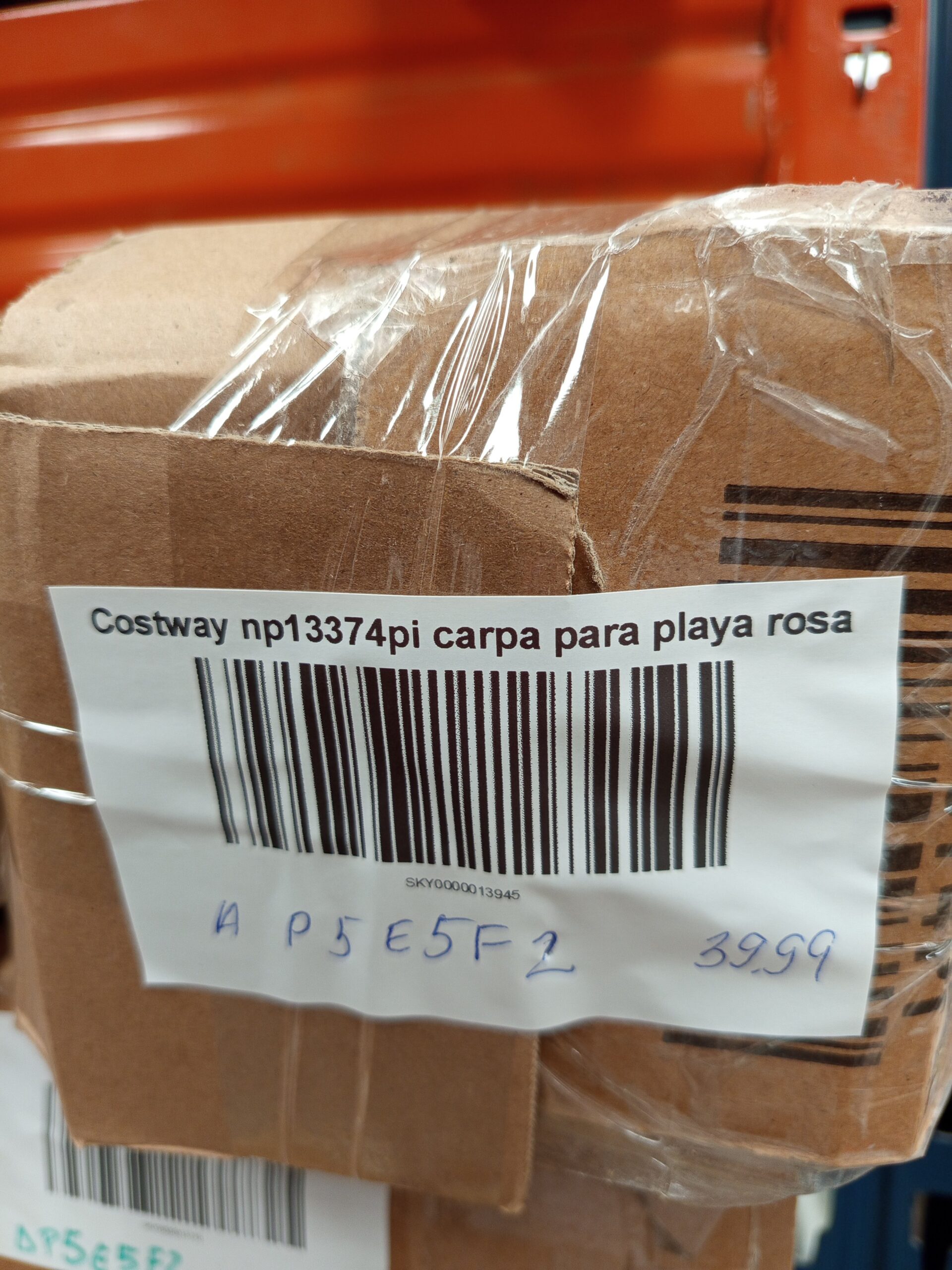 Costway carpa de playa rosa. - Imagen 6