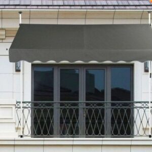 Costway Toldo de 300 cm de ancho gris