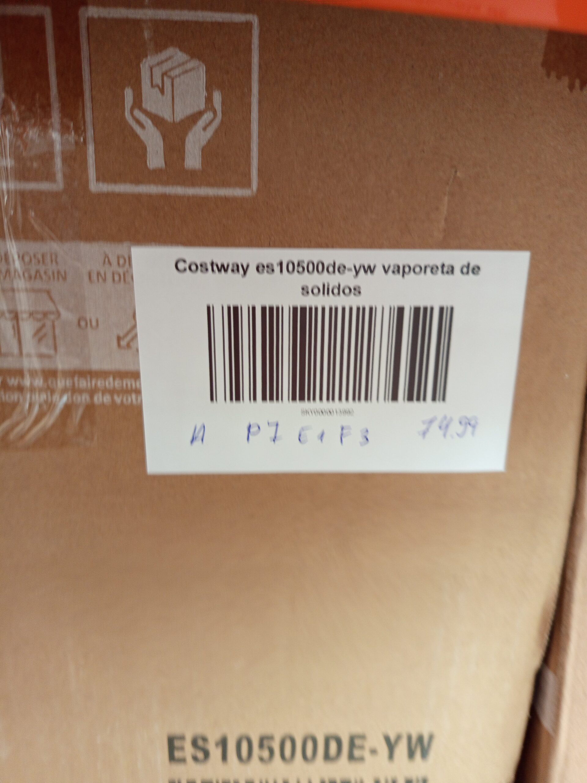 Costway vaporeta para sólidos y líquidos de 2000 W con depósito - Imagen 7