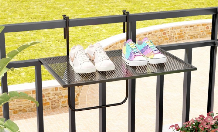 Costway Mesa plegable colgante para exteriores