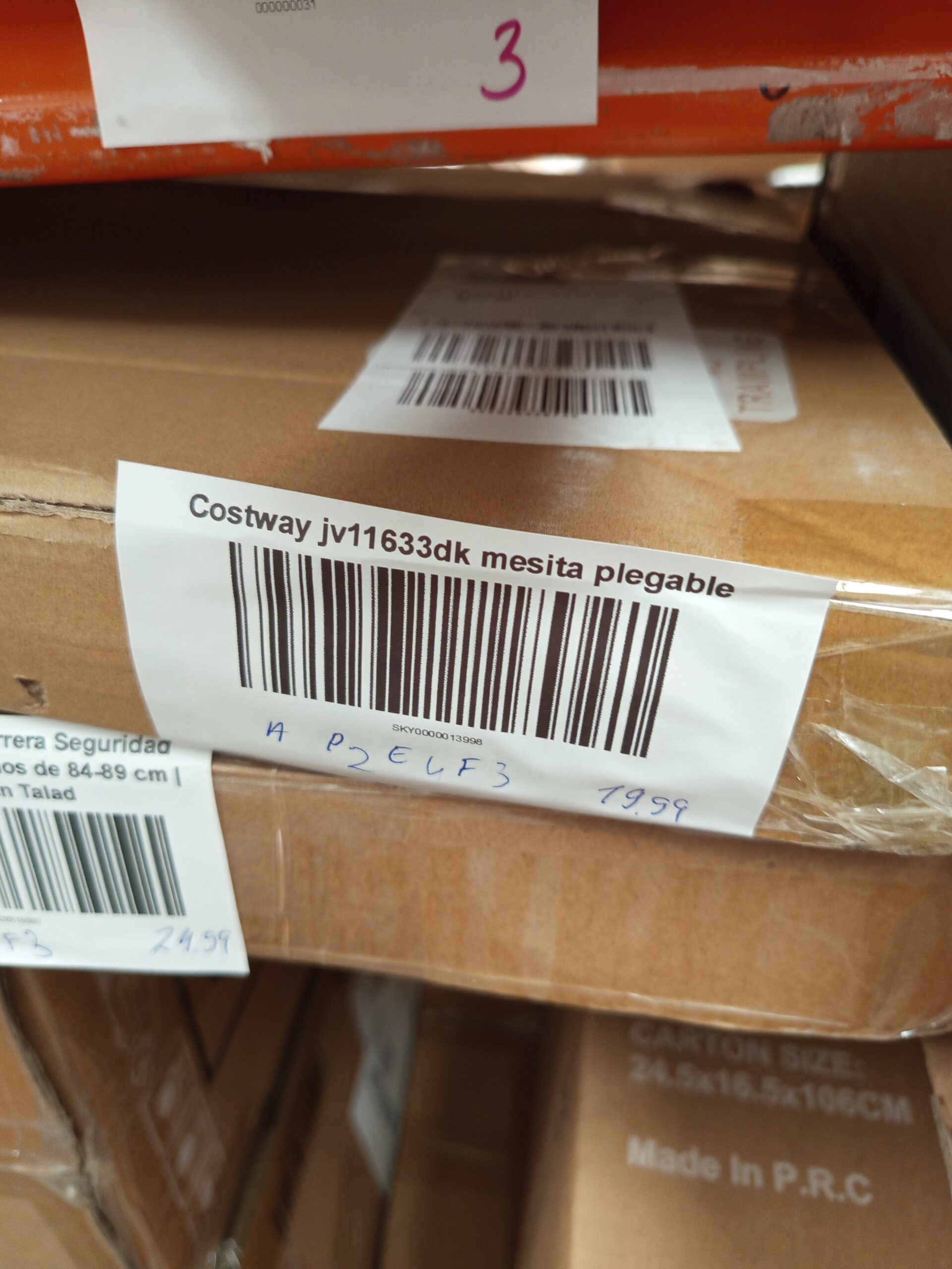 Costway Mesa plegable colgante para exteriores - Imagen 3