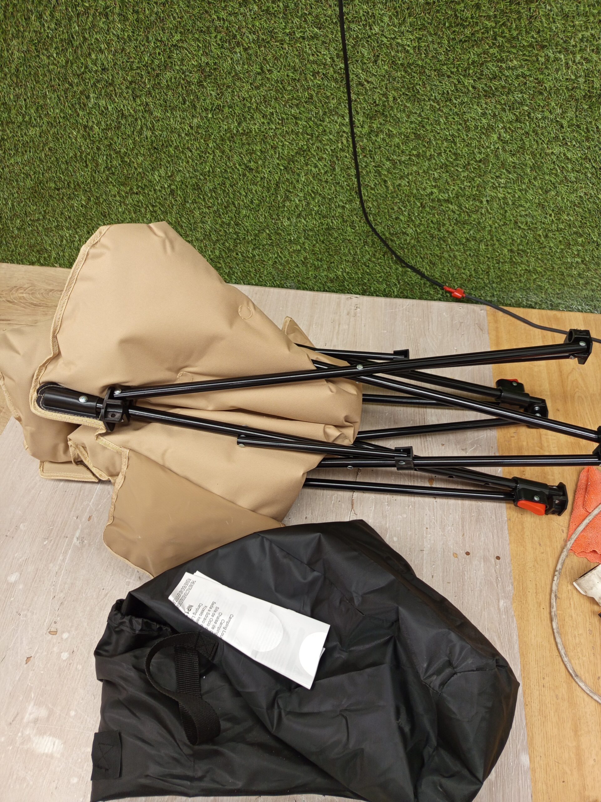 Costway Silla de camping reclinable ajustable - Imagen 4