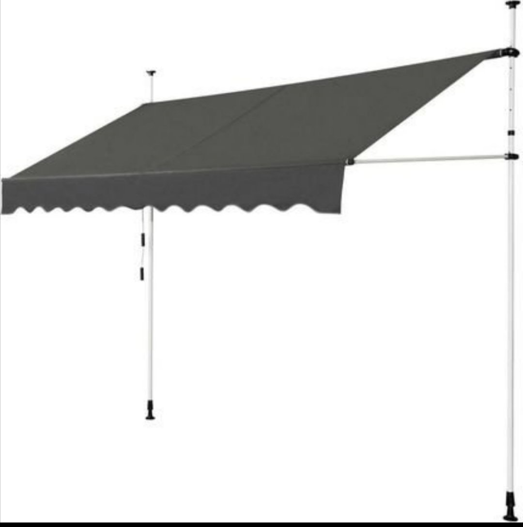 Costway Toldo para balcón 200x125cm