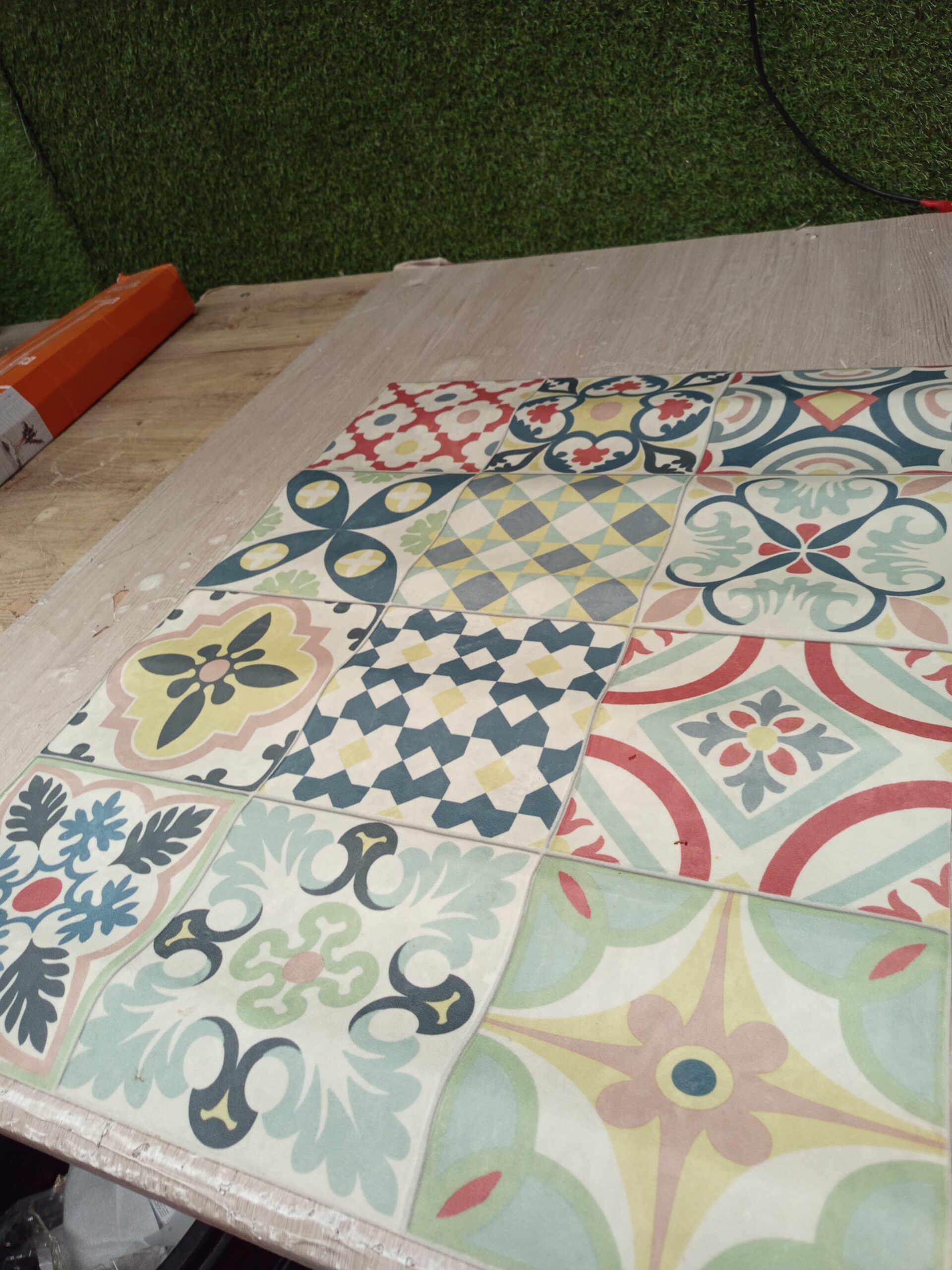 Alfombra de Vinilo Multicolor con Diseño - Imagen 3