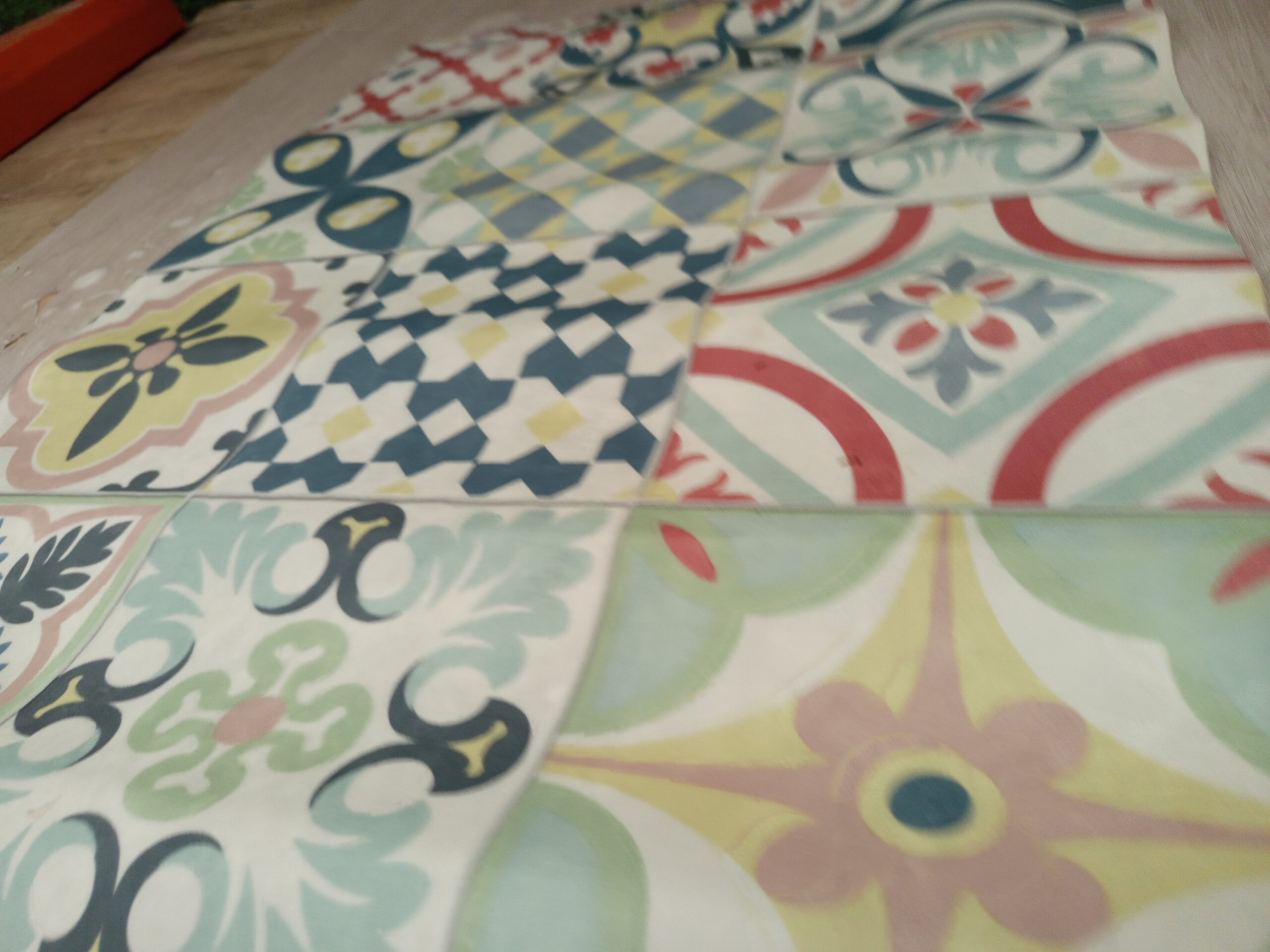 Alfombra de Vinilo Multicolor con Diseño - Imagen 2