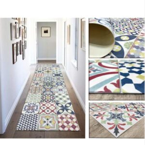 Alfombra de Vinilo Multicolor con Diseño