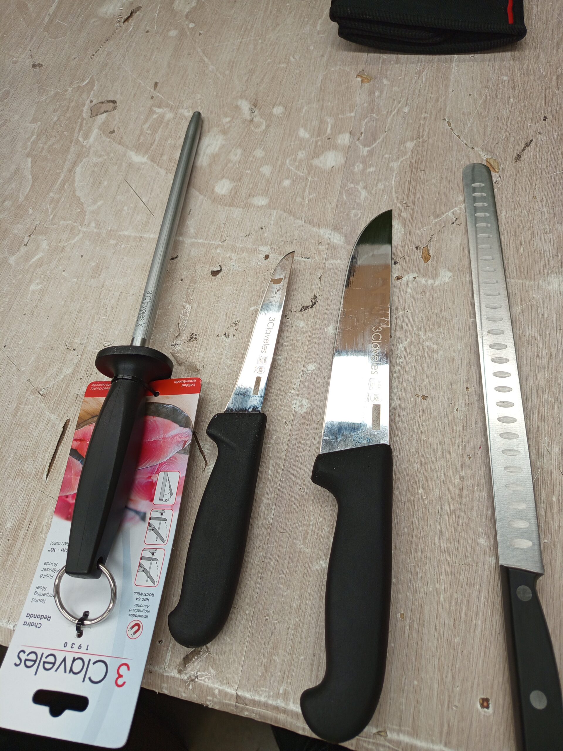3 Claveles Set de 3 Corte de Jamón Profesional - Imagen 3