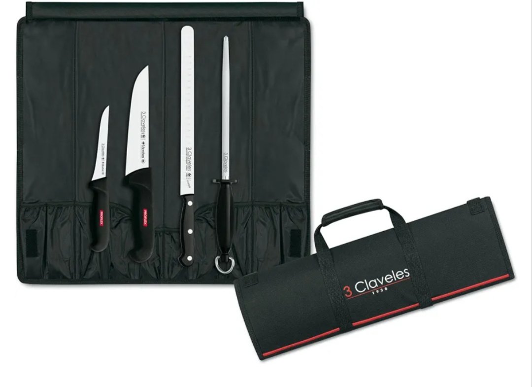 3 Claveles Set de 3 Corte de Jamón Profesional