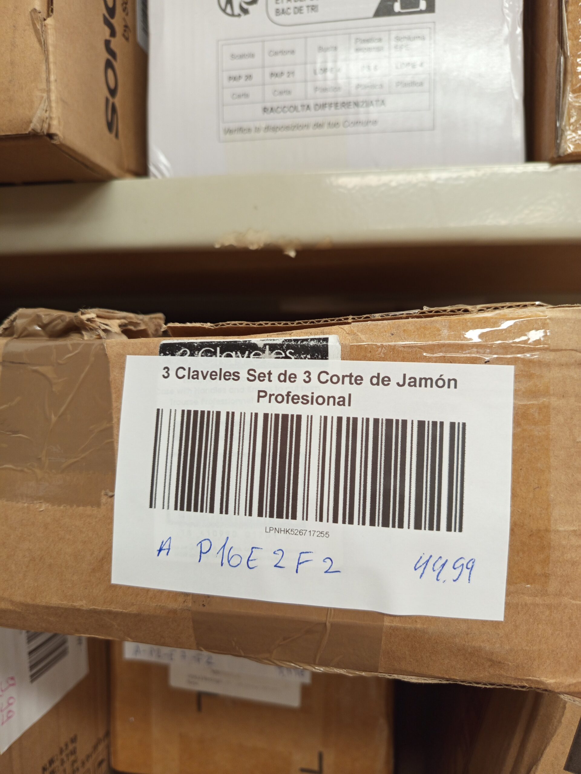 3 Claveles Set de 3 Corte de Jamón Profesional - Imagen 7