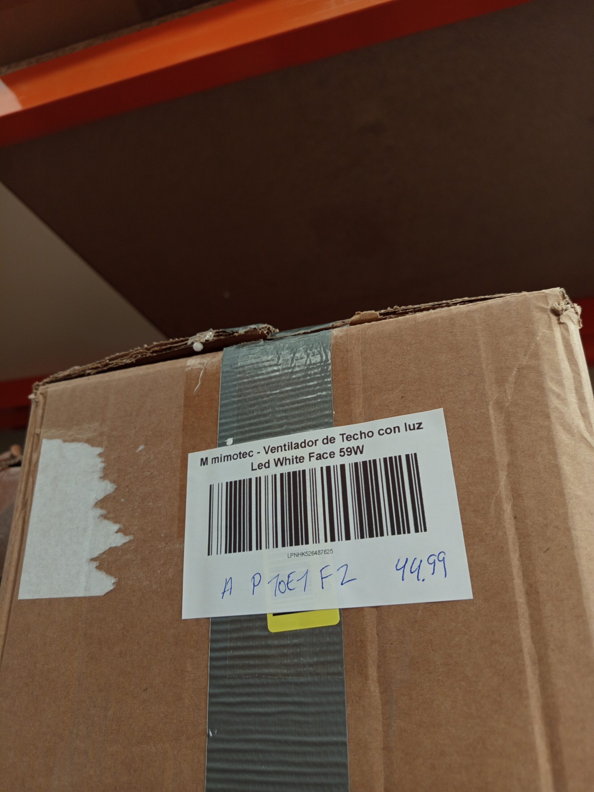 Ventilador de techo con luz silencioso. - Imagen 4
