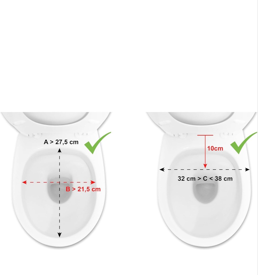 Asiento de inodoro elevado PEPE Mobility - Imagen 2