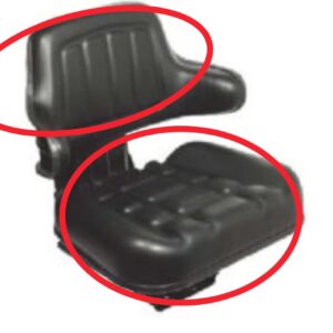 RM300 Asiento de tractor con suspensión