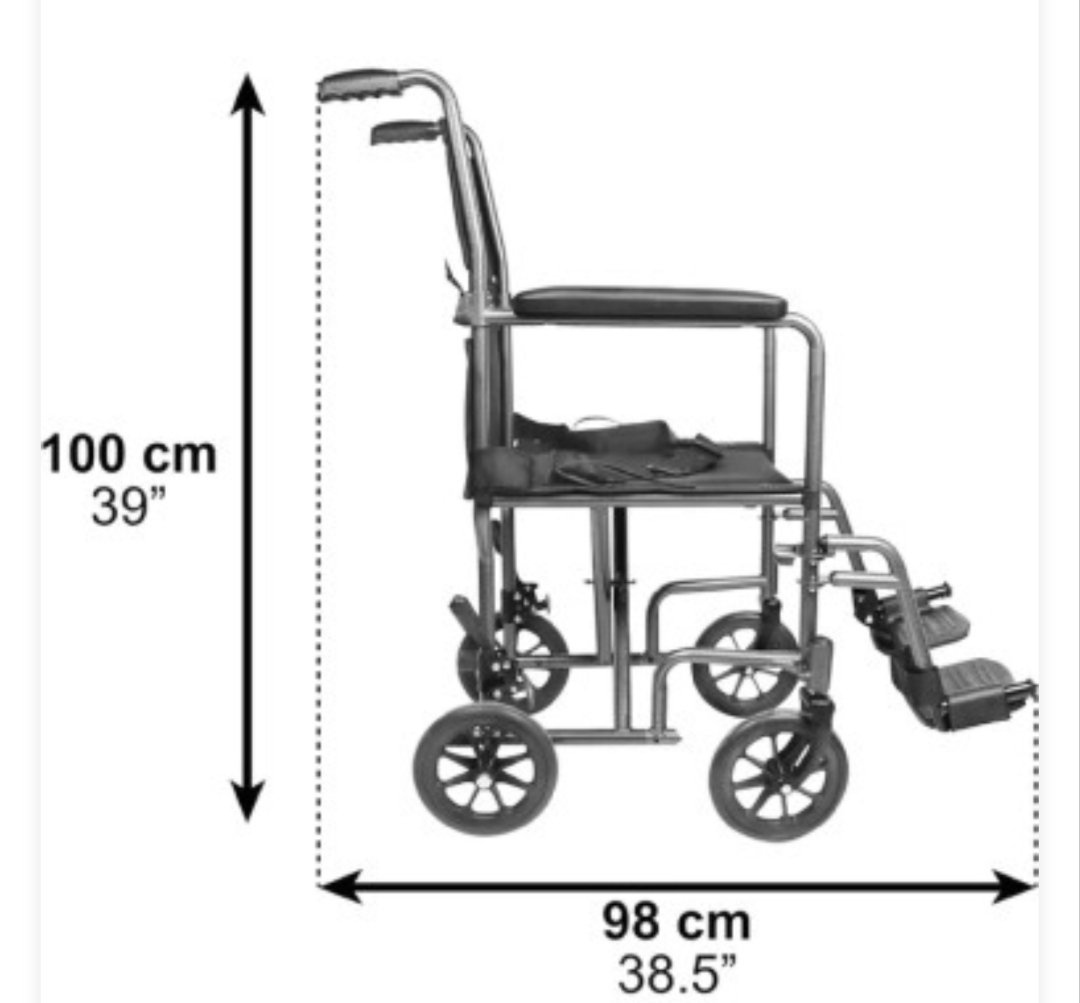 Silla de Ruedas Estrecha para Casa - Imagen 3