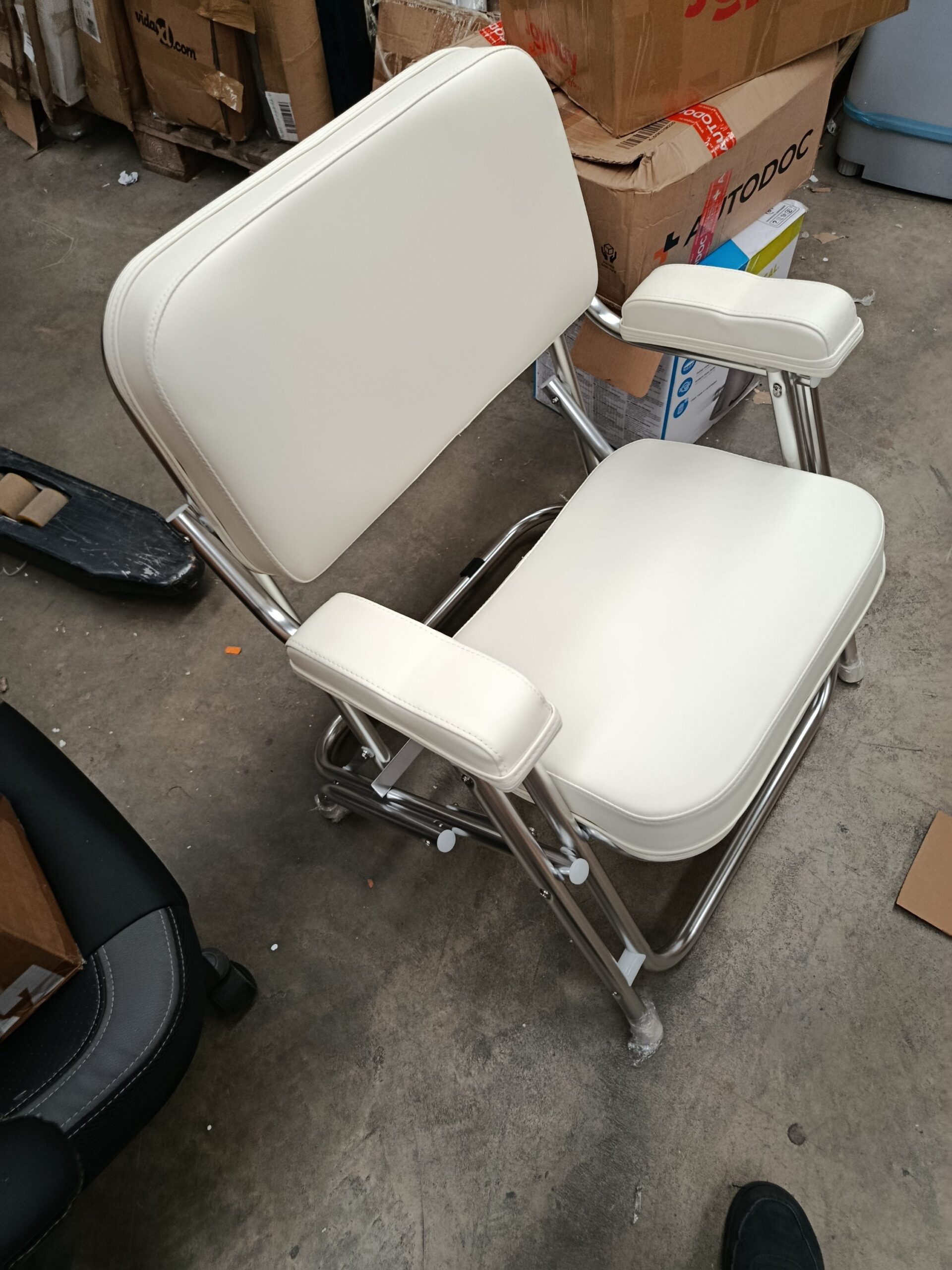 SILLA PLEGABLE DE BARCO COSTWAY NP11834WH - Imagen 5