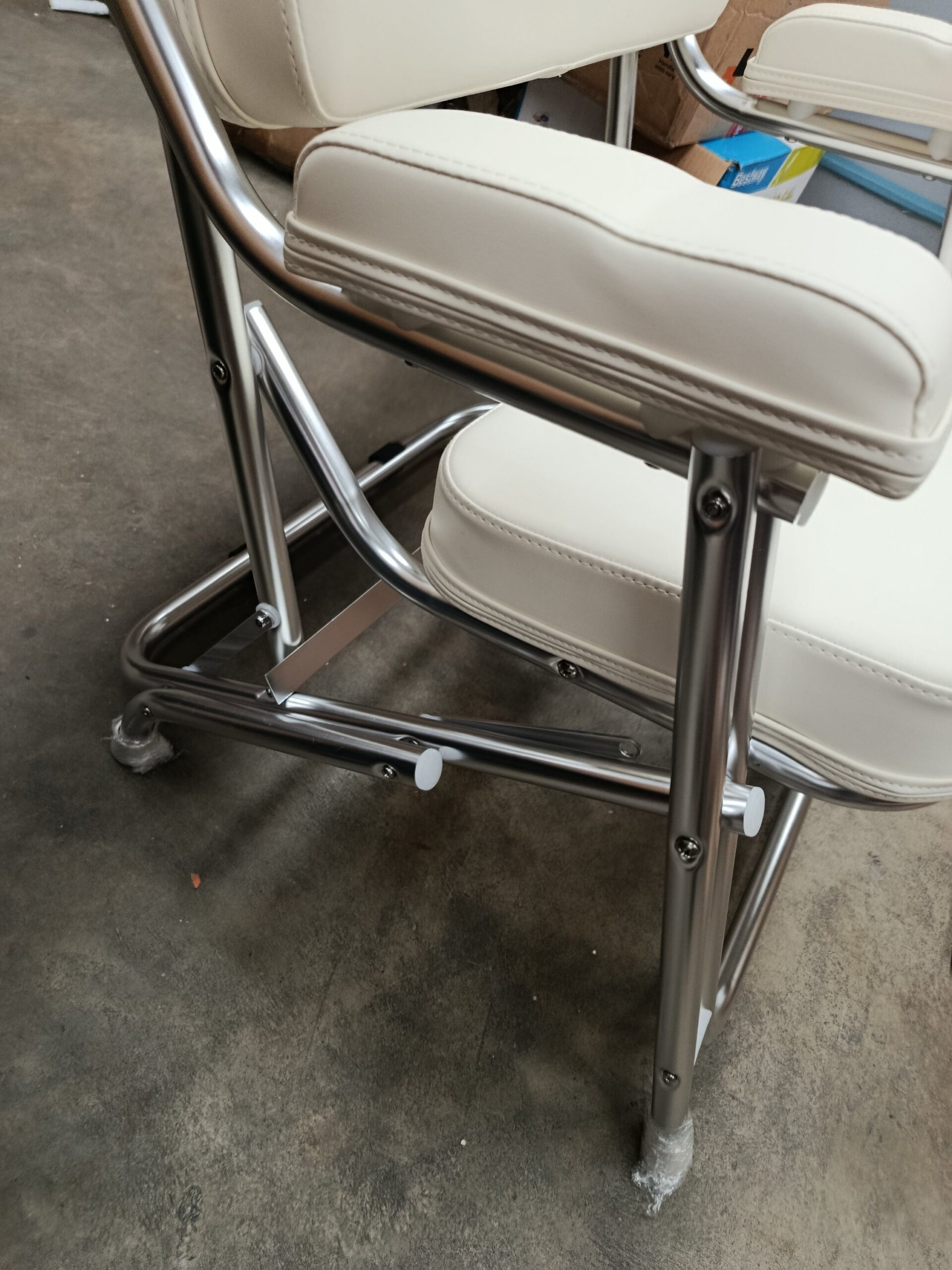 SILLA PLEGABLE DE BARCO COSTWAY NP11834WH - Imagen 6
