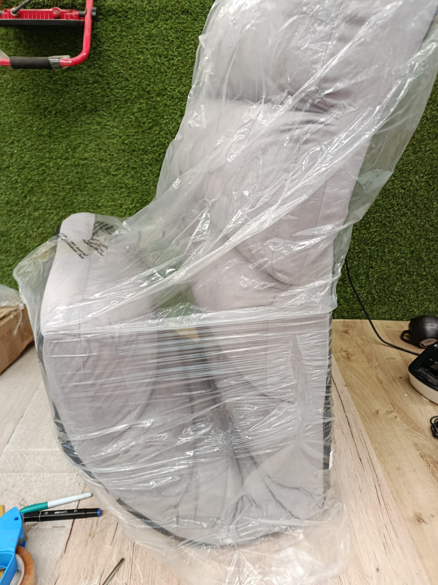 SILLON PLEGABLE DE SUELO COSTWAY HW53981GR - Imagen 3