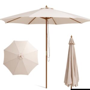 SOMBRILLA DE MADERA
COSTWAY NP10752BE