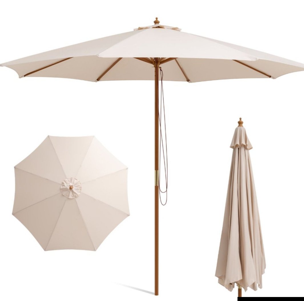 SOMBRILLA DE MADERA
COSTWAY NP10752BE