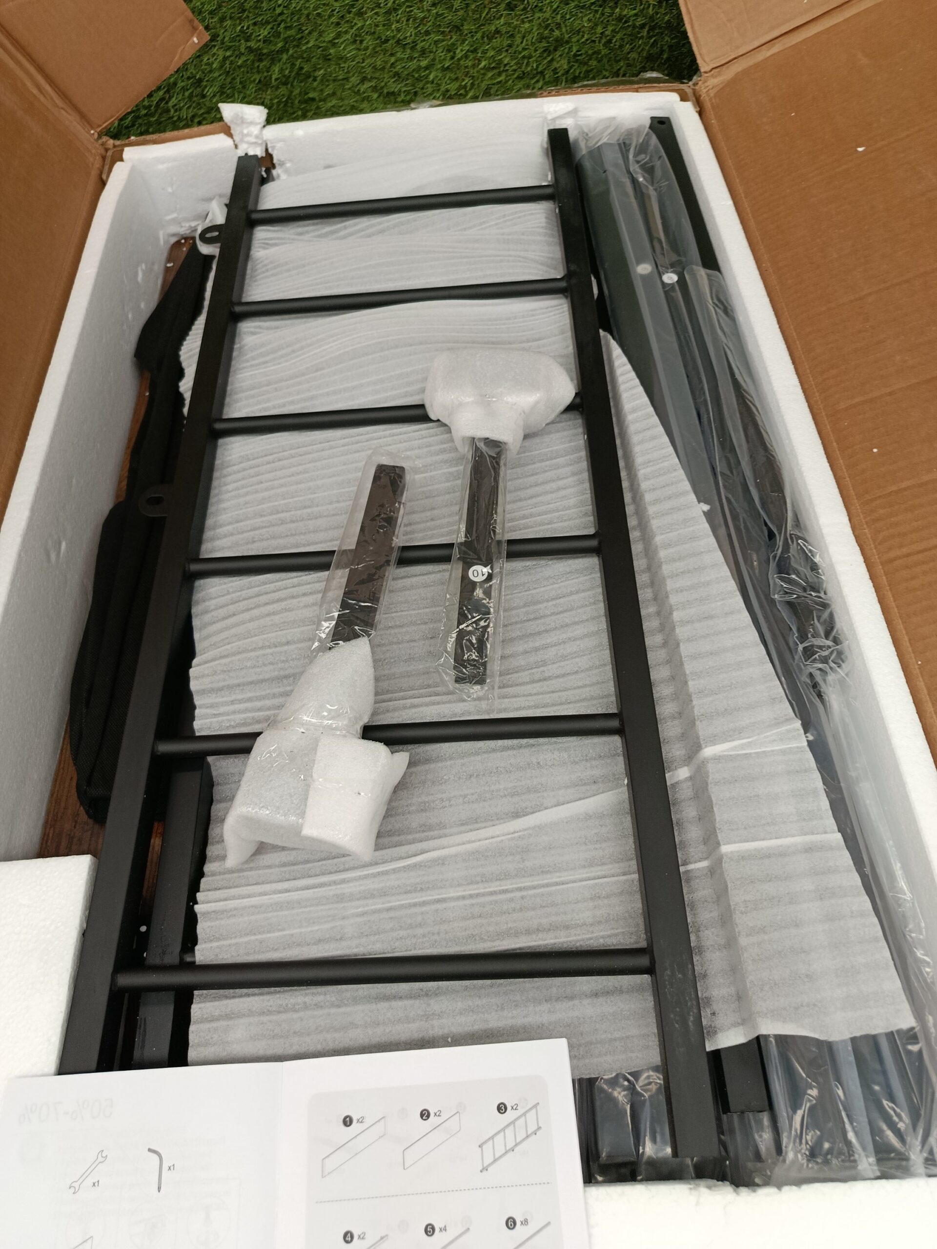 SOMIER DE 90 X 200 COSTWAY HU11135DE-T - Imagen 6