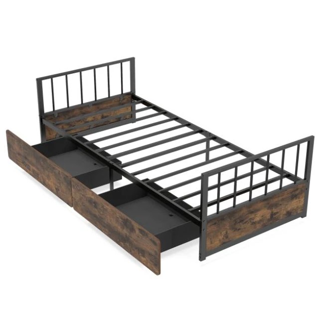 SOMIER DE 90 X 200 COSTWAY HU11135DE-T