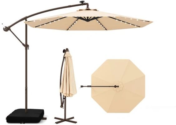 SOMBRILLA CON LED COSTWAY NP13196BE