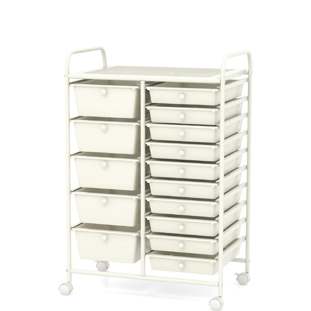 CARRITO DE ALMACENAMIENTO CON 15 CAJONES COSTWAY HW53825