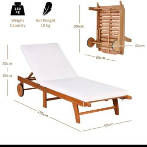TUMBONA PLEGABLE COSTWAY OP71407
