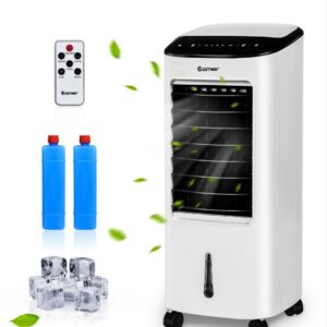 Ventilador Enfriador de Aire Portatil 4 en 1 COSTWAY ES10334DE-WH