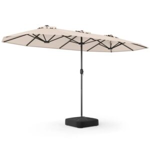 Sombrilla de jardín Costway , rectangular doble, NP13435EU-BE