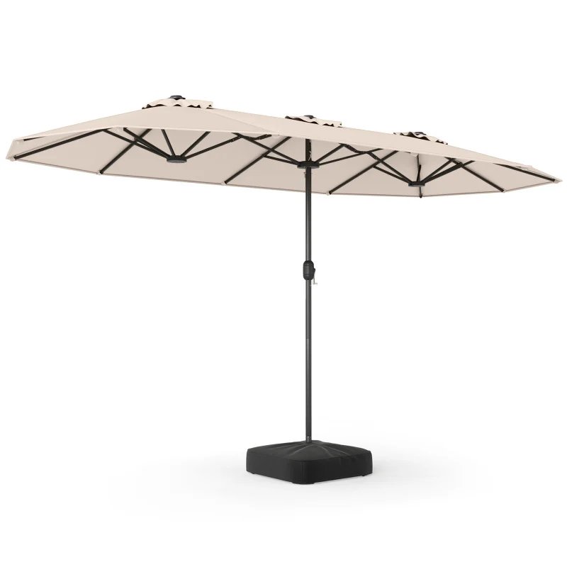 Sombrilla de jardín Costway , rectangular doble, NP13435EU-BE