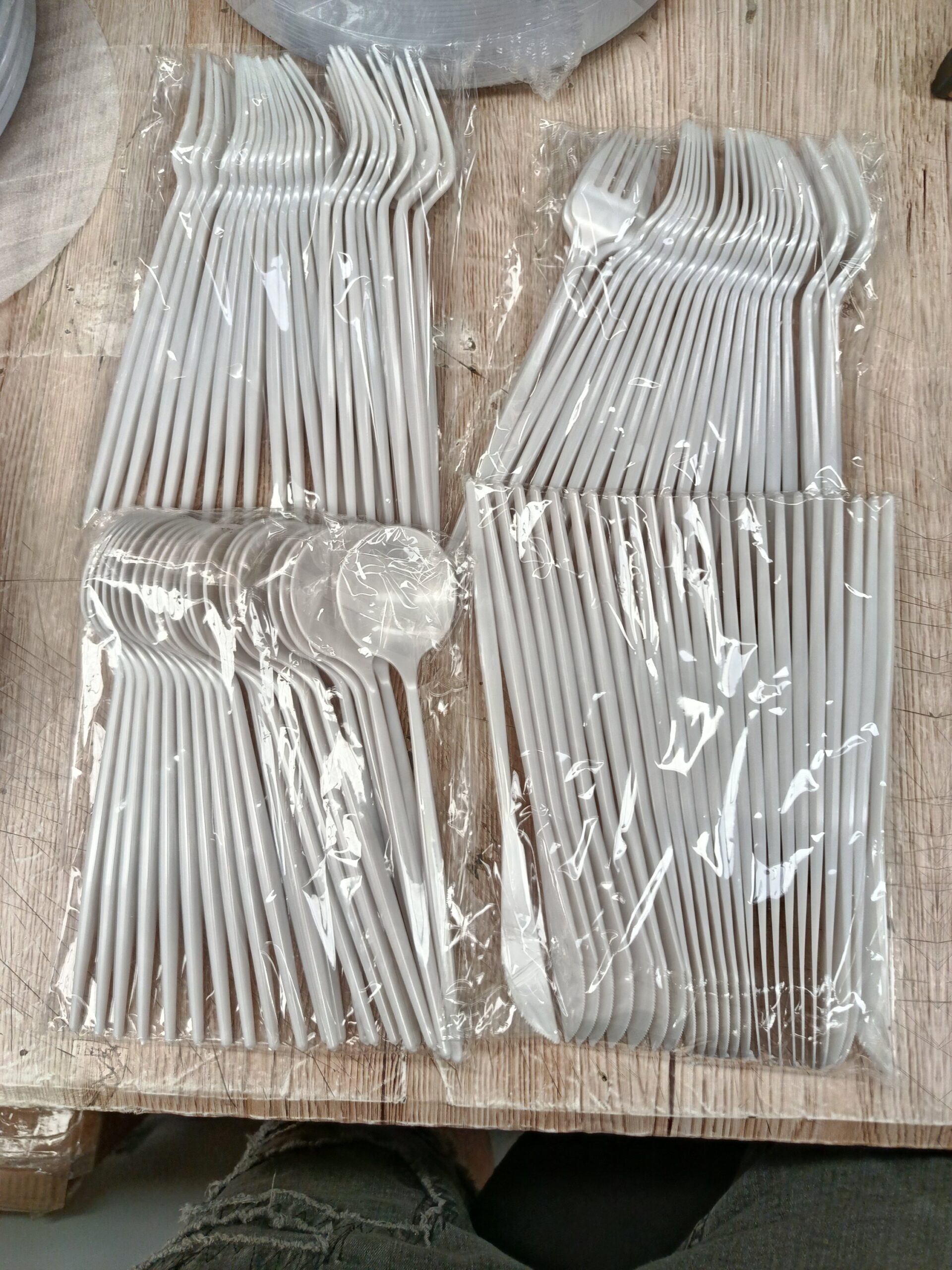 JUEGO DE PLATOS Y COBIERTOS DESECHABLES - Imagen 8