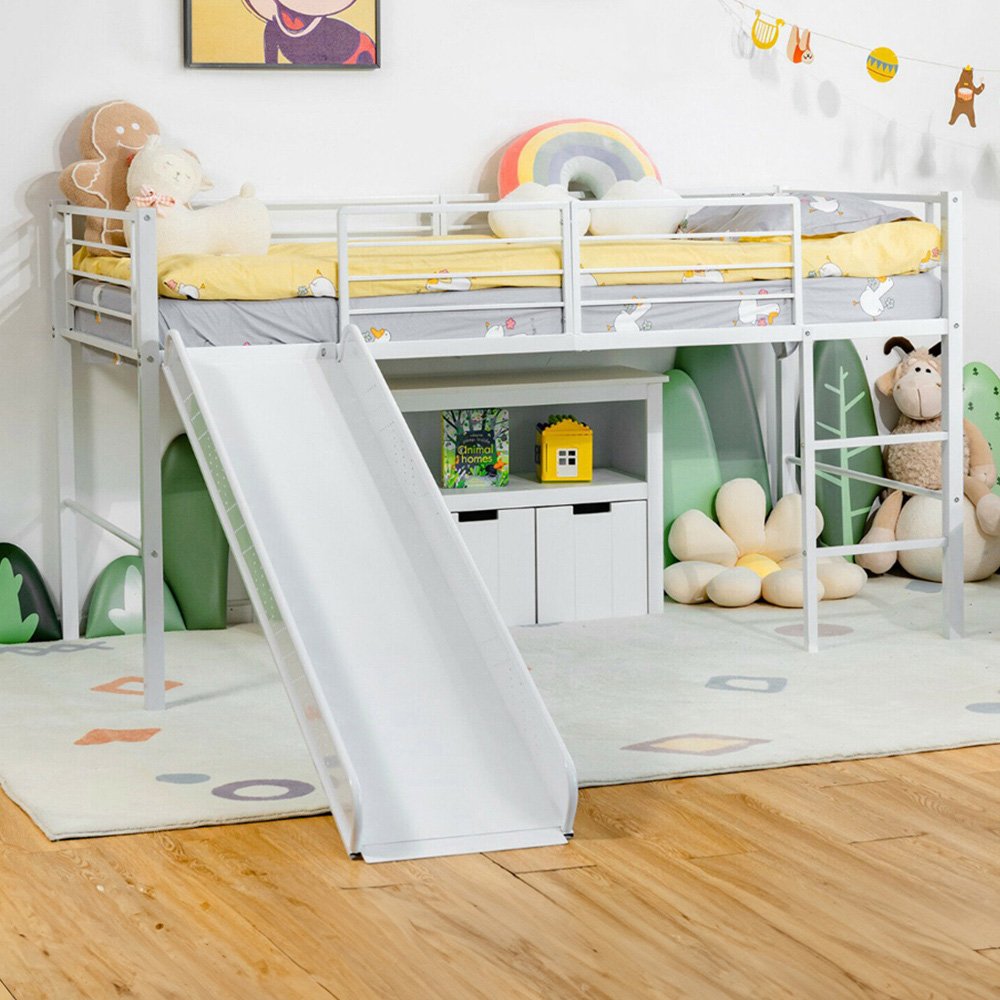 CANA INFANTIL CON TOBOGAN COSTWAY HU10174WH - Imagen 2