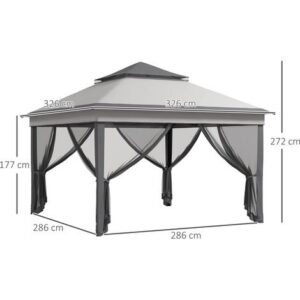 CARPA CON MOSQUITERAS COSTWAY NO12383