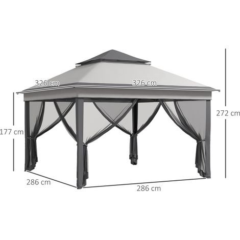 CARPA CON MOSQUITERAS COSTWAY NO12383