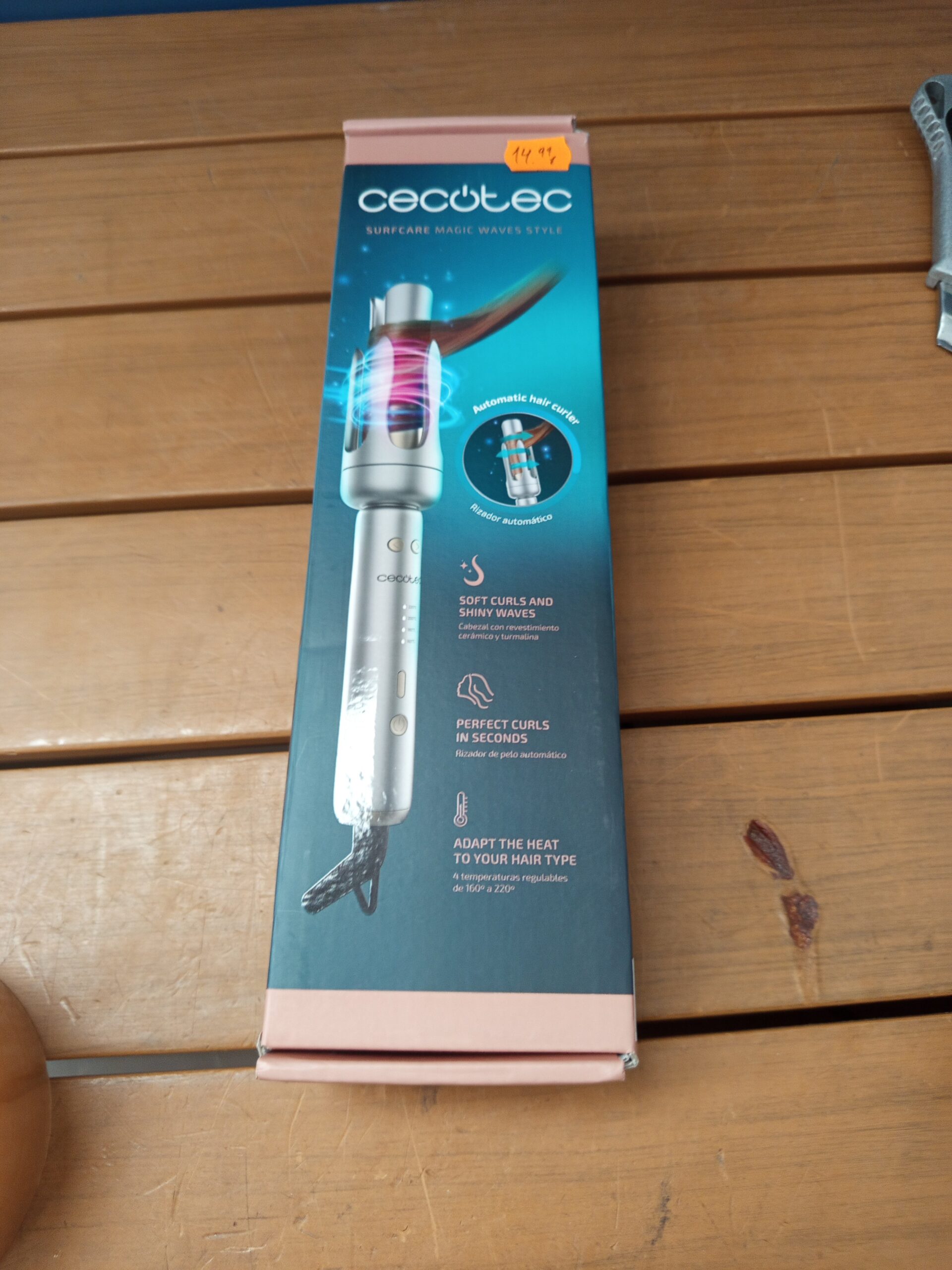Cecotec Rizador de Pelo Automático con Cable SurfCare Magic Waves Style. 41W. - Imagen 8