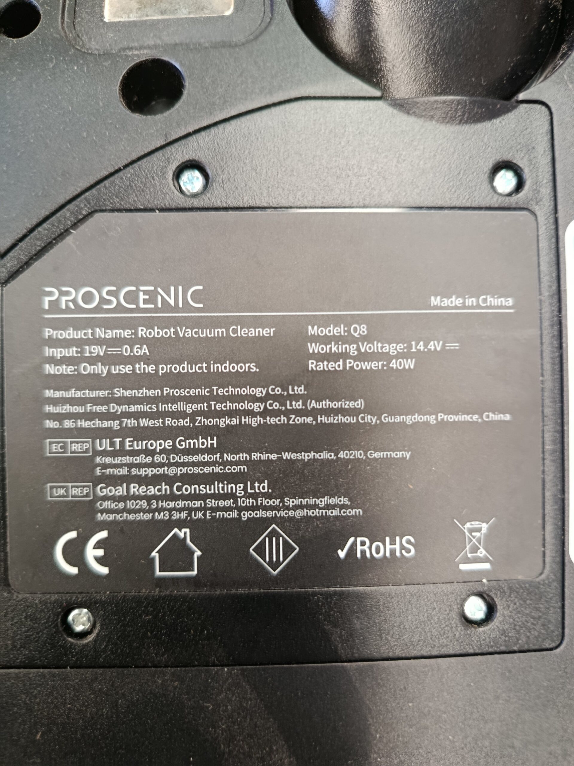 proscenic Q8 Robot - Imagen 8