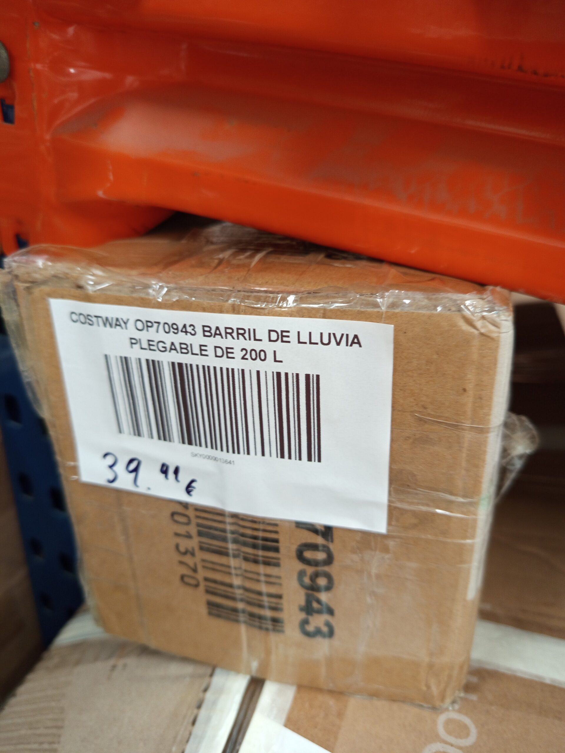 COSTWAY OP70943 Barril de Lluvia Plegable de 200L. - Imagen 8