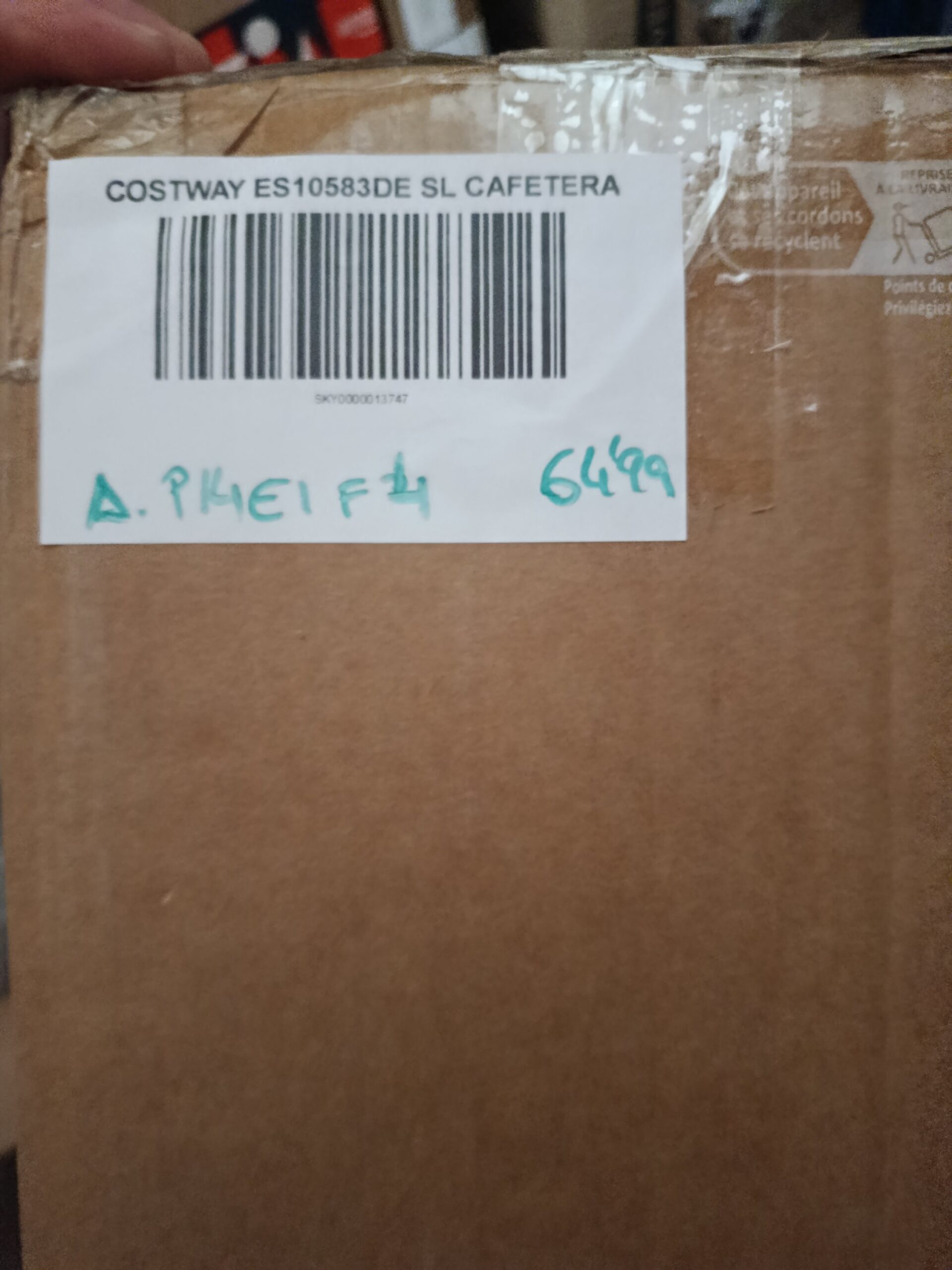CAFETERA COSTWAY ES10583DE SL - Imagen 10